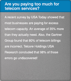 Are you paying too much for telecom services?